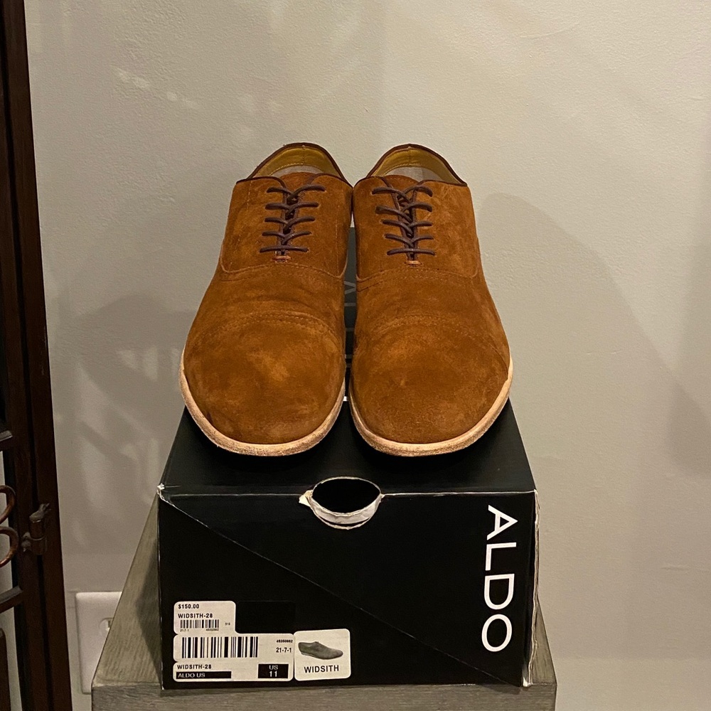 Aldo Suede Oxford Dress Shoe Widsith